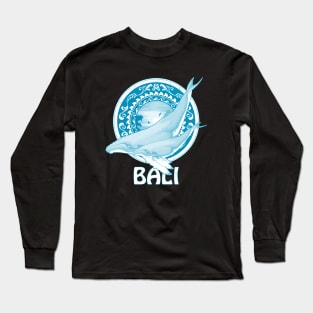 Humpback Whale Bali Indonesia Long Sleeve T-Shirt